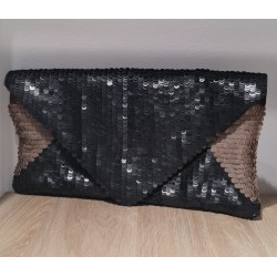 Bolso pallet, color negro y bison