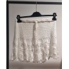 Falda Croche, color Blanco, talla única