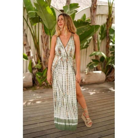 Vestido largo Eucalipto, talla unica