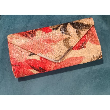 Cartera de mano Flower