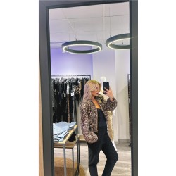 Cazadora Bomber Animal Print