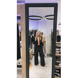 Pantalon polipiel colo negro