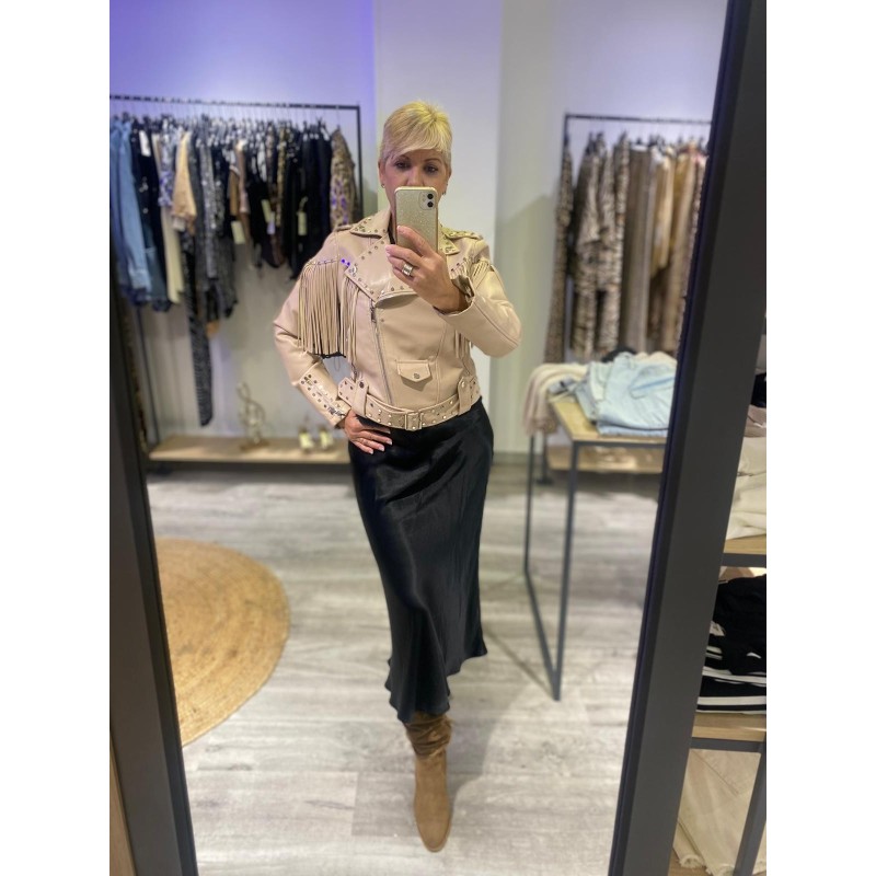 Cazadora Polipiel Flecos