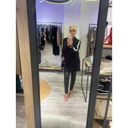 Blazer Rayas Lateral