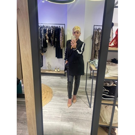 Blazer Rayas Lateral