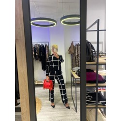 Pantalon lana cuadros