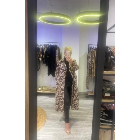 Gabardina animal print