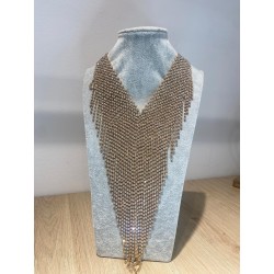 Gargantilla acero circonitas