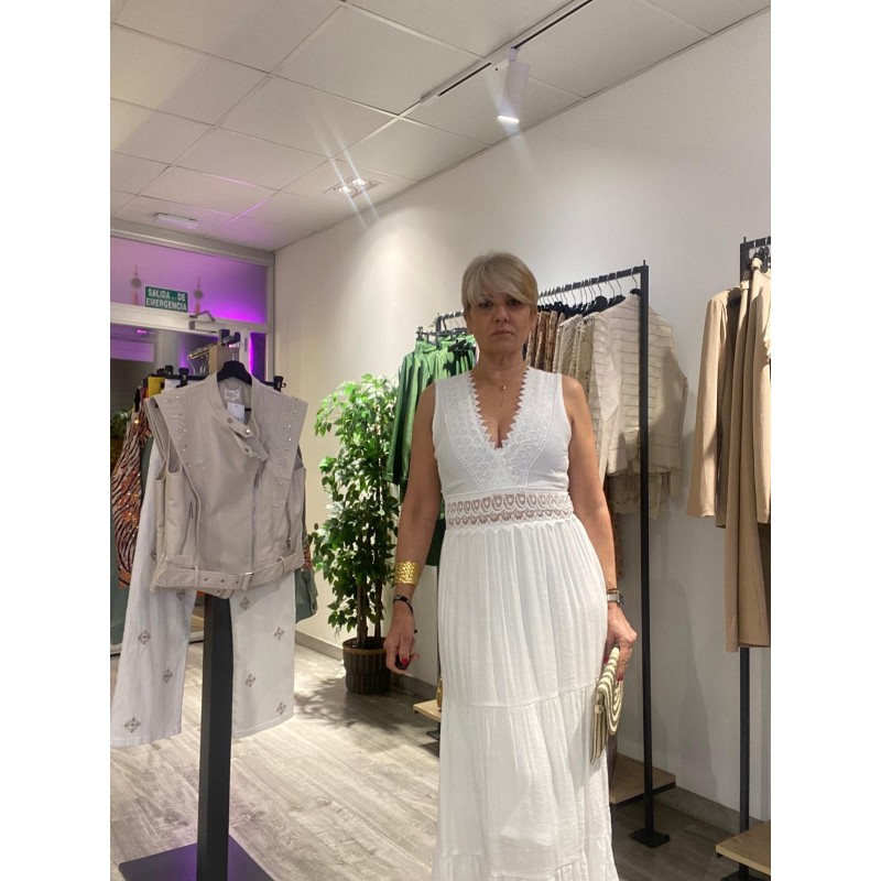 Vestido Formentera color blanco