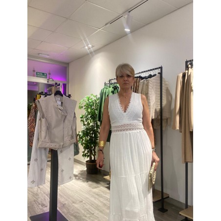 Vestido Formentera color blanco