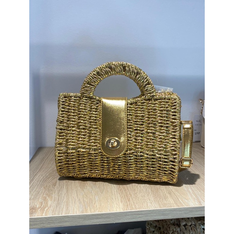 Bolso mimbre