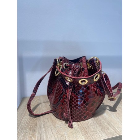 Bolso piel bombonera