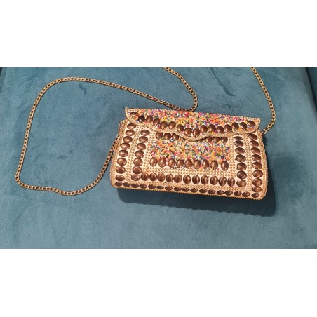 Cartera Fiesta Tachuela Pedreria