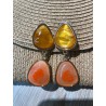 Pendientes Túnez Naranja