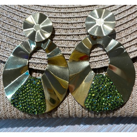 Pendientes Carla verdes