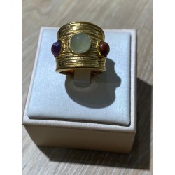 Anillo abierto acero Nero