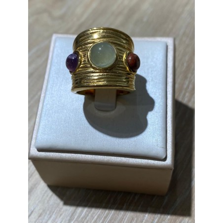 Anillo abierto acero Nero
