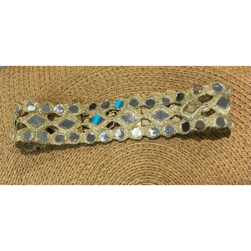 Choker dorado cristales