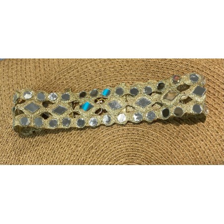 Choker dorado cristales