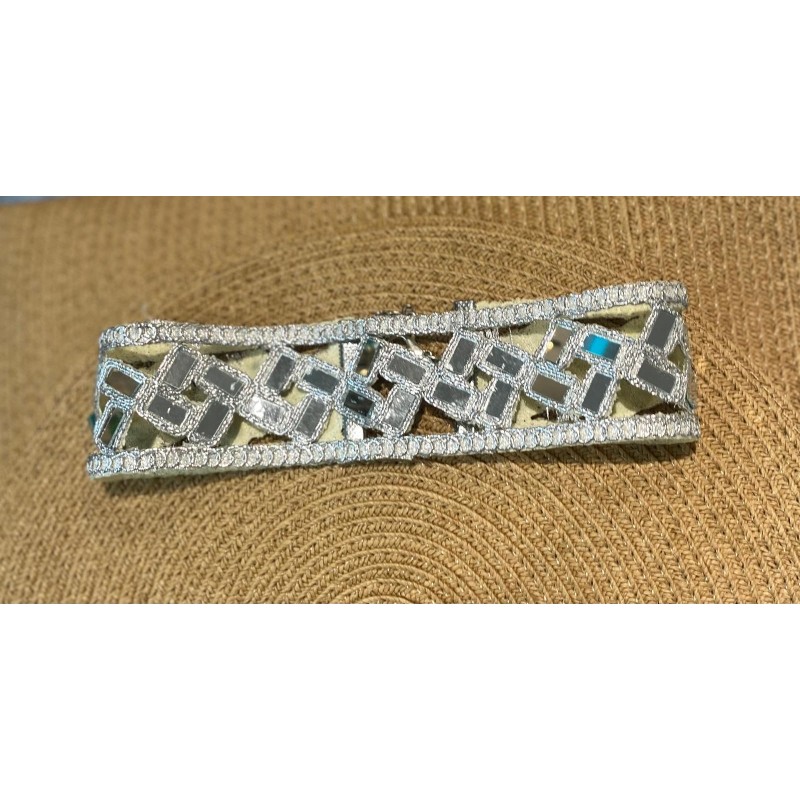 Choker plata espejos