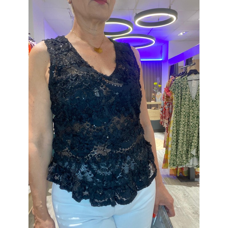 Top encaje