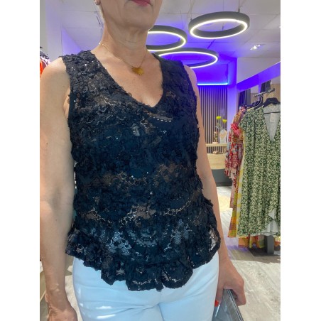 Top encaje