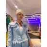 Cazadora Denim pedrería