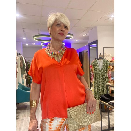 Blusa Valeria satinada