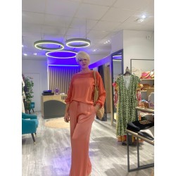 Pantalón caldera satinado