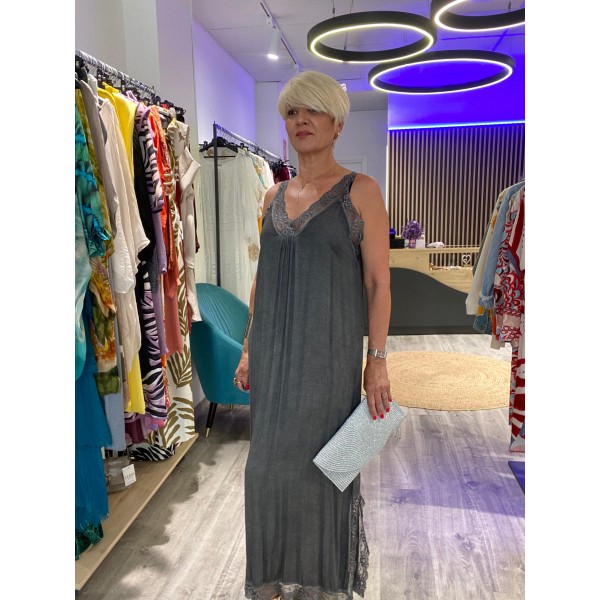 Vestido lencero  seda